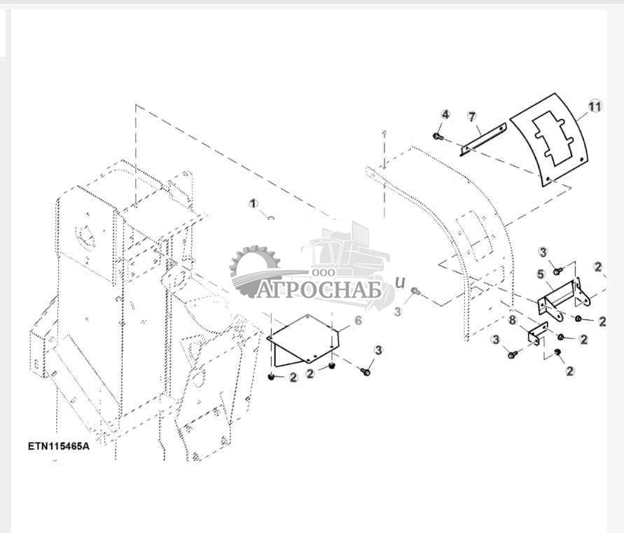 Крышка элеватора чистого зерна с GreenStar™ 